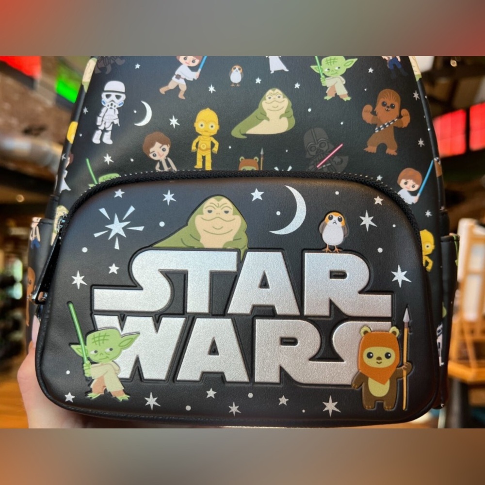 Disney Park Loungefly Star Wars Mini Backpack NWT - Picture 5 of 5